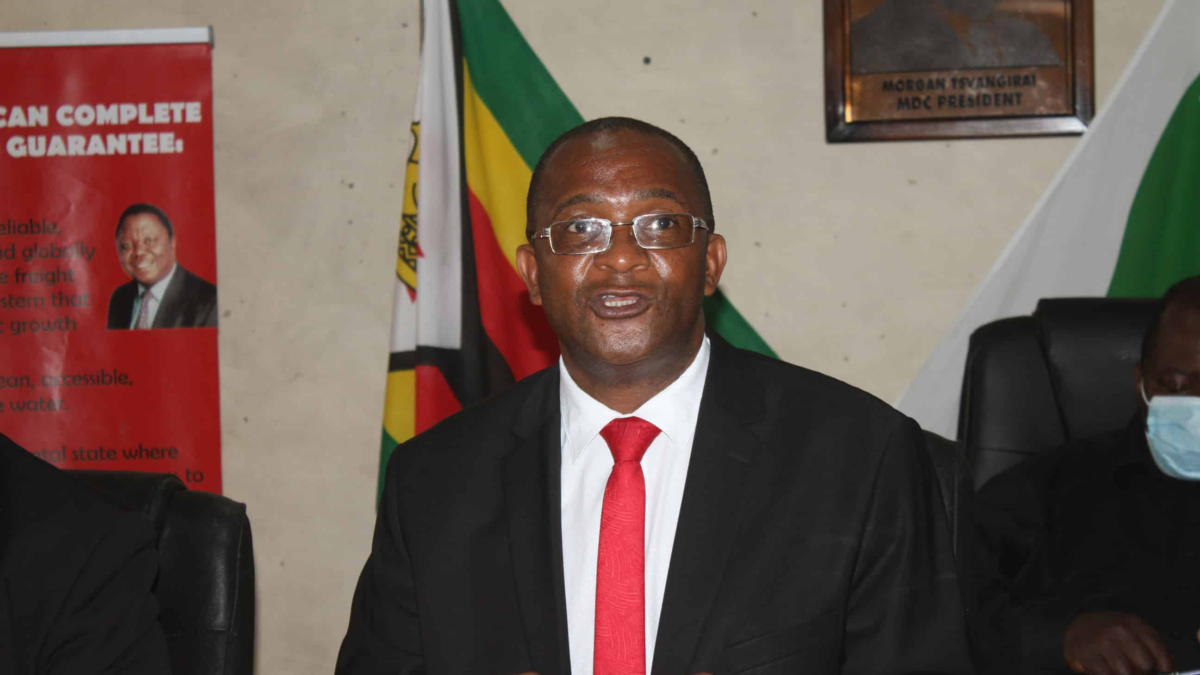 Mwonzora Takes Charge of MDC-T